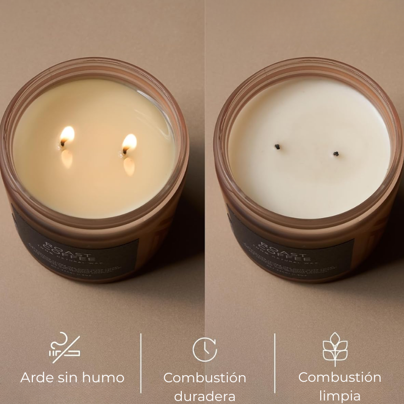 Velas con aroma a café
