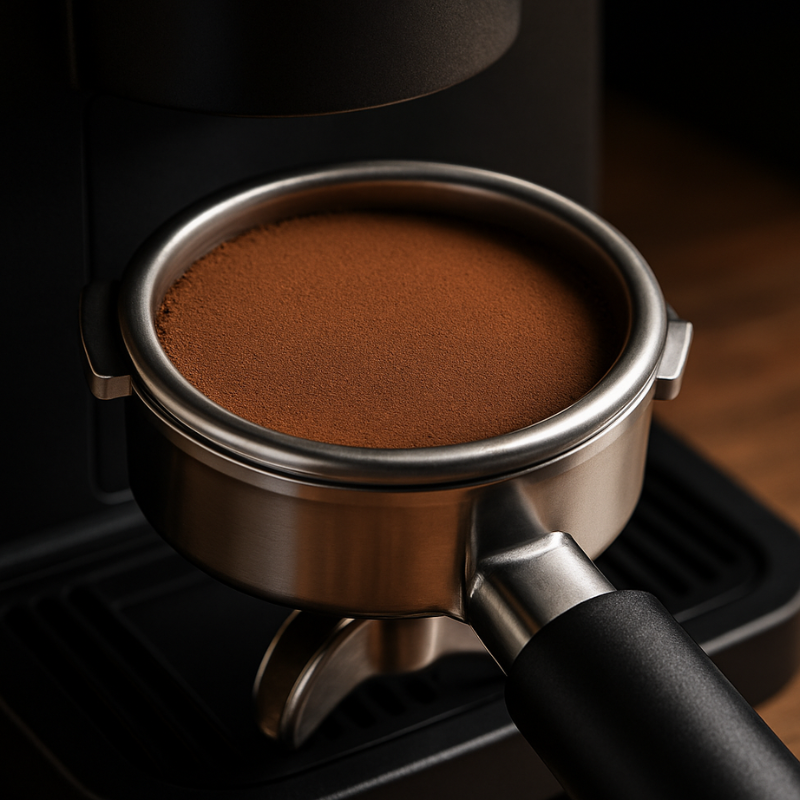 Tamper de café 2 en 1