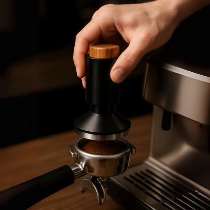 Tamper de café 2 en 1